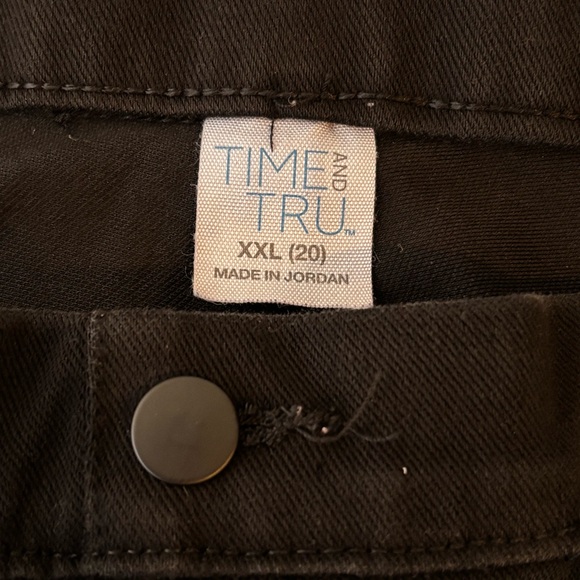 Time and Tru Black Jeggings Size XXL (20) - Picture 5 of 8